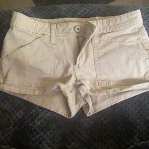 Pair of tan Arizona shorts, size 0